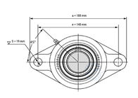 Il sistema di trasmissione P6 UCFL209 appoggia il cuscinetto a sfera con la dimensione 40*45*50mm dell'alloggio