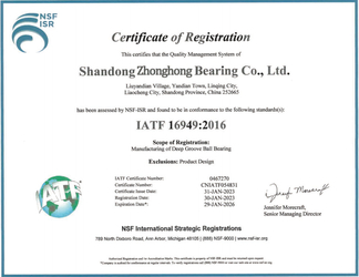 ZhongHong bearing Co., LTD.
