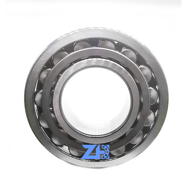 22318CCJA gabbia d'acciaio della finestra sferica del cuscinetto a rulli 90*190*64mm nessun anello della guida concentrato anello interno interno dell'anello della flangia