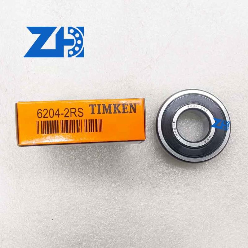 6204-2RS Cuscinetti per macinatori, cuscinetti per riduttori, cuscinetti per motori ad alta velocità, cuscinetti per mietitrici, cuscinetti per trasportatori, cuscinetti per macchine da stampa