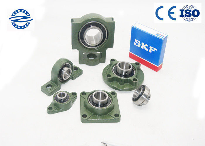Cuscinetto a sfera verde UCT203 del cuscino con l'acciaio inossidabile del supporto della flangia per lunga vita