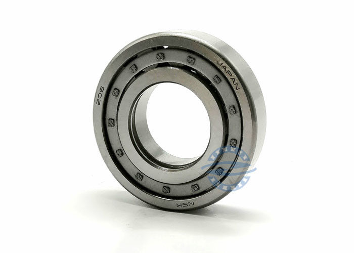 P6 cuscinetto a rulli cilindrico NU NJ 206 GCR15 con la dimensione d'ottone 30*62*16mm della gabbia di doppia fila