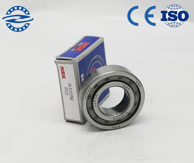 Singola dimensione cilindrica 25*52*15mm del cuscinetto a rulli di fila P0 C1 NJ205E
