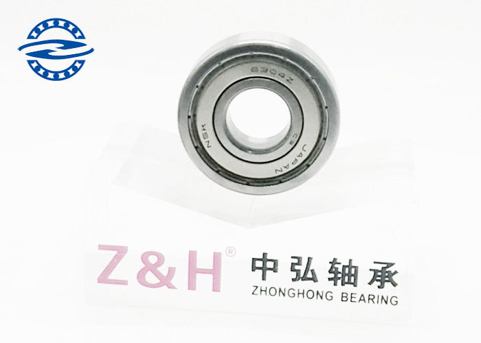 6304 peso con cuscinetto a sfera 0.142KG di dimensione 20x52x15mm della scanalatura profonda di Zz 2rs